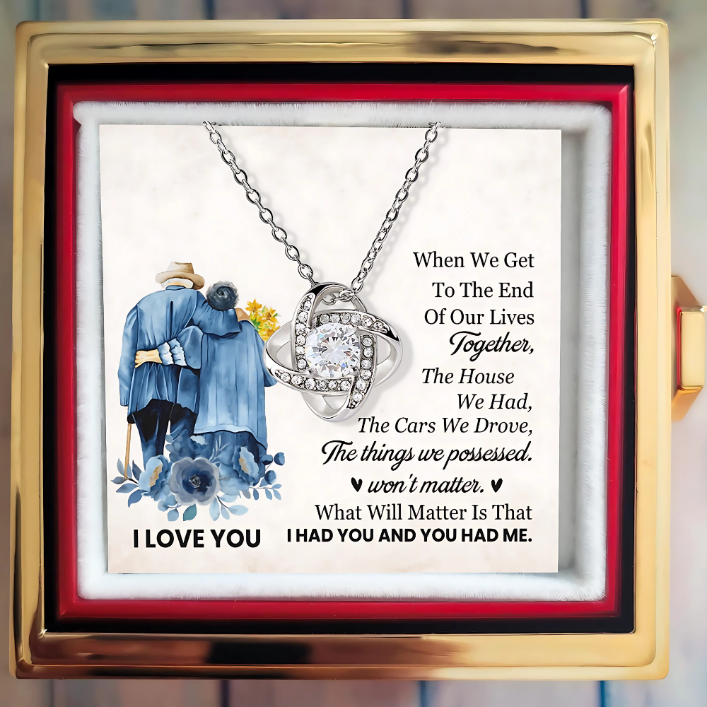 End of Our Lives Together – (Rotating Rose Necklace)