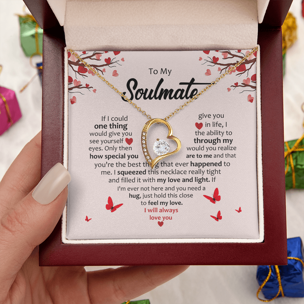 To My Soulmate You're My Always – Forever Love Necklace