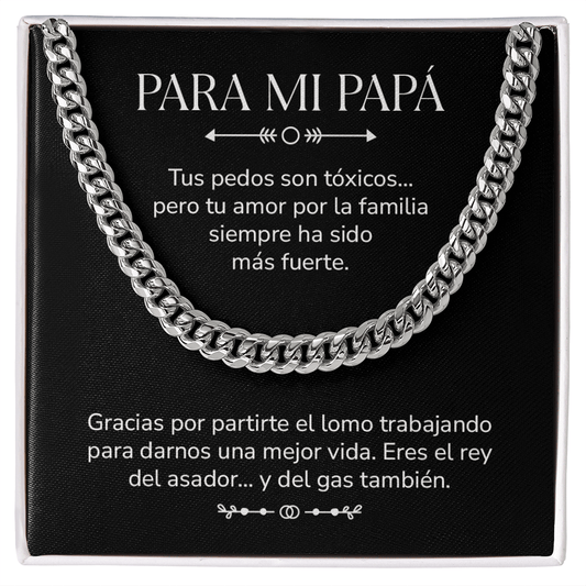 Para Mi Papá – Collar Cubano Divertido Para Papás Mexicanos