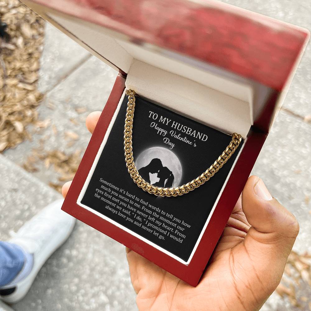 To My Husband - I Do (Cuban Link Chain)