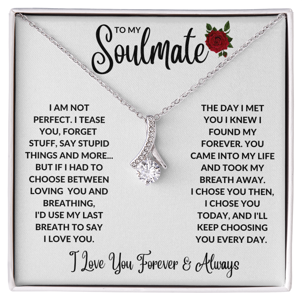 To My SoulMate - Breath Away (Necklace)