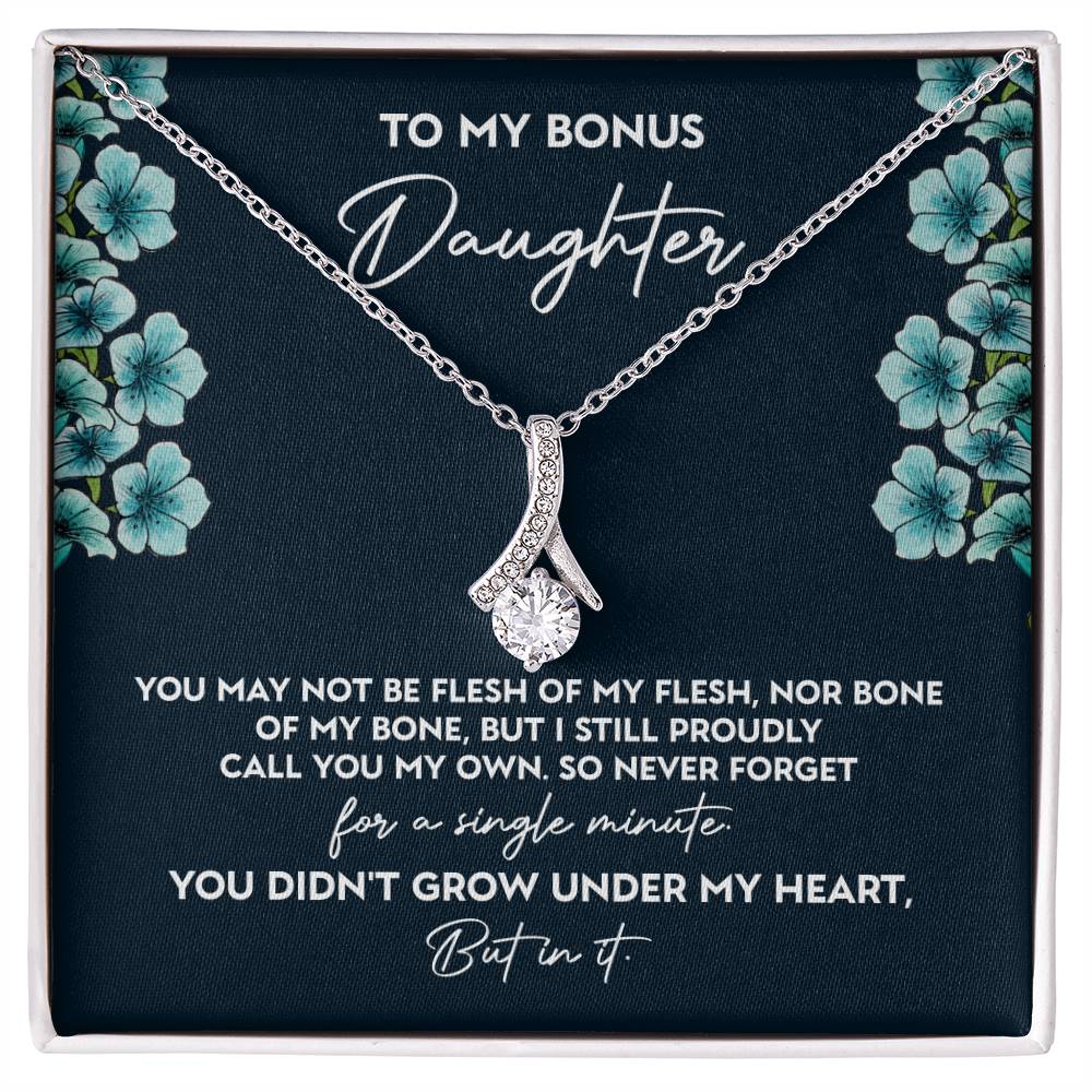 To My Bonus Daughter - Flesh Of My Flesh (Necklace)