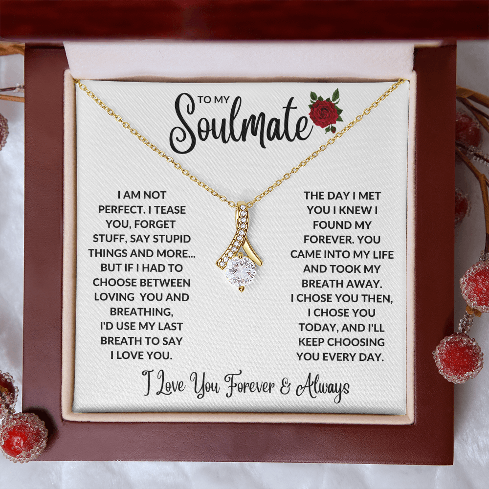 To My SoulMate - Breath Away (Necklace)