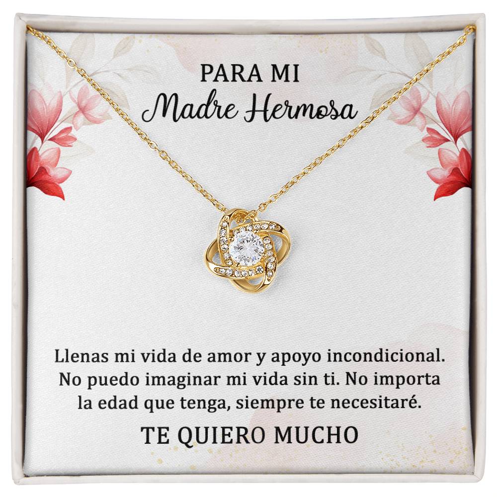 Para Mi Madre Hermosa - Te Quiero Mucho (Collar)