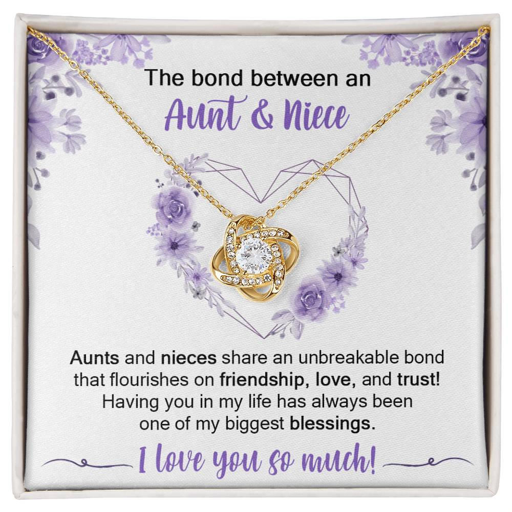 The Bond Between An Aunt & Niece (Necklace)