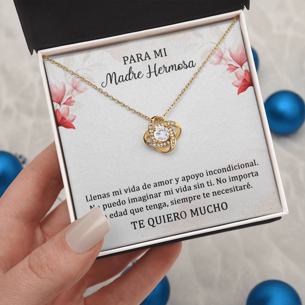 Para Mi Madre Hermosa - Te Quiero Mucho (Collar)