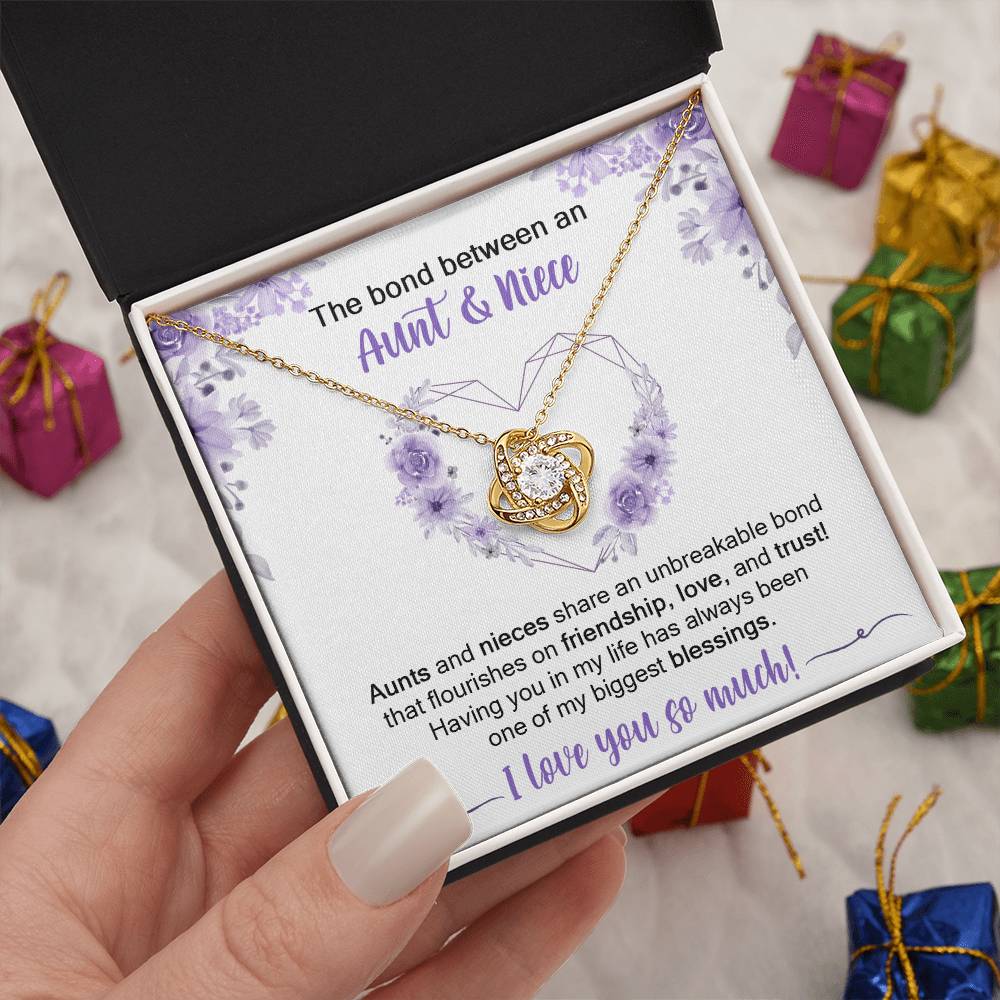 The Bond Between An Aunt & Niece (Necklace)