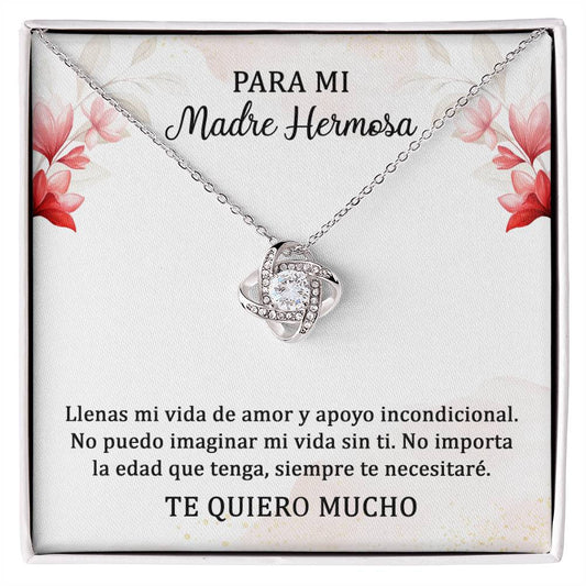 Para Mi Madre Hermosa - Te Quiero Mucho (Collar)