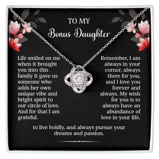 To My Bonus Daughter - Remember I Am Always in Your Corner
