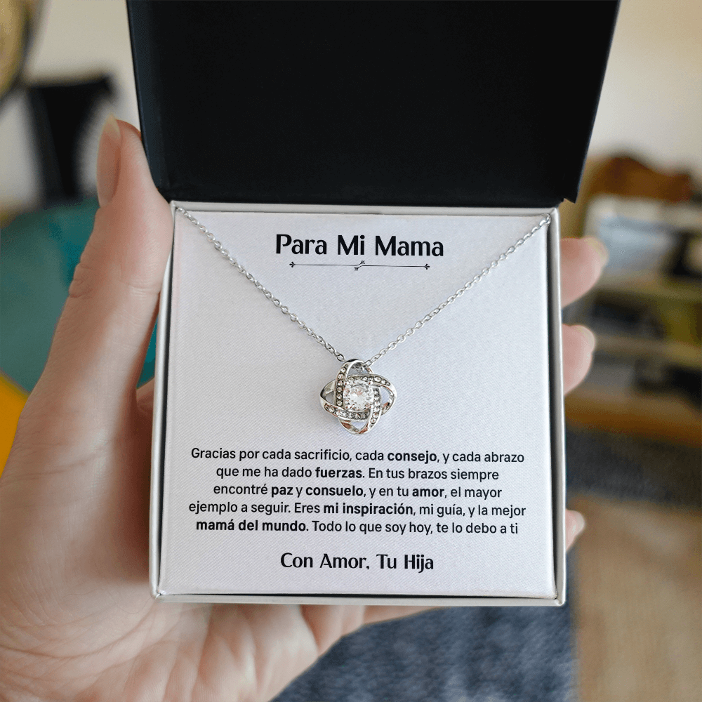 Para Mi Mama - Con Amor Tu Hija (Collar)