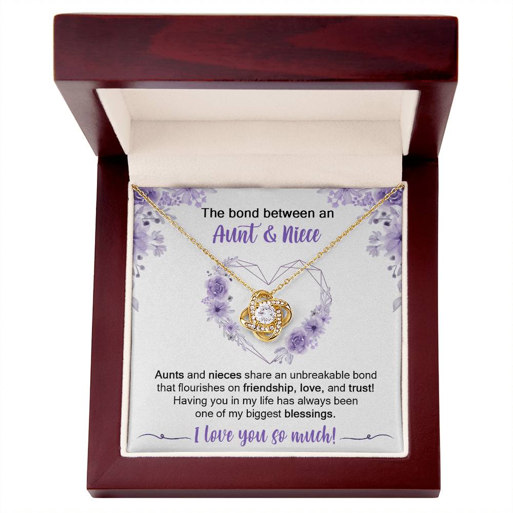 The Bond Between An Aunt & Niece (Necklace)