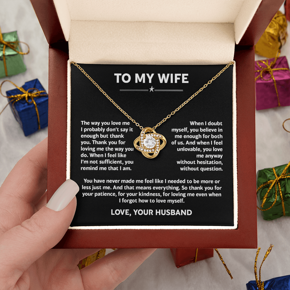 To My Wife - The Way You Love Me (Necklace)