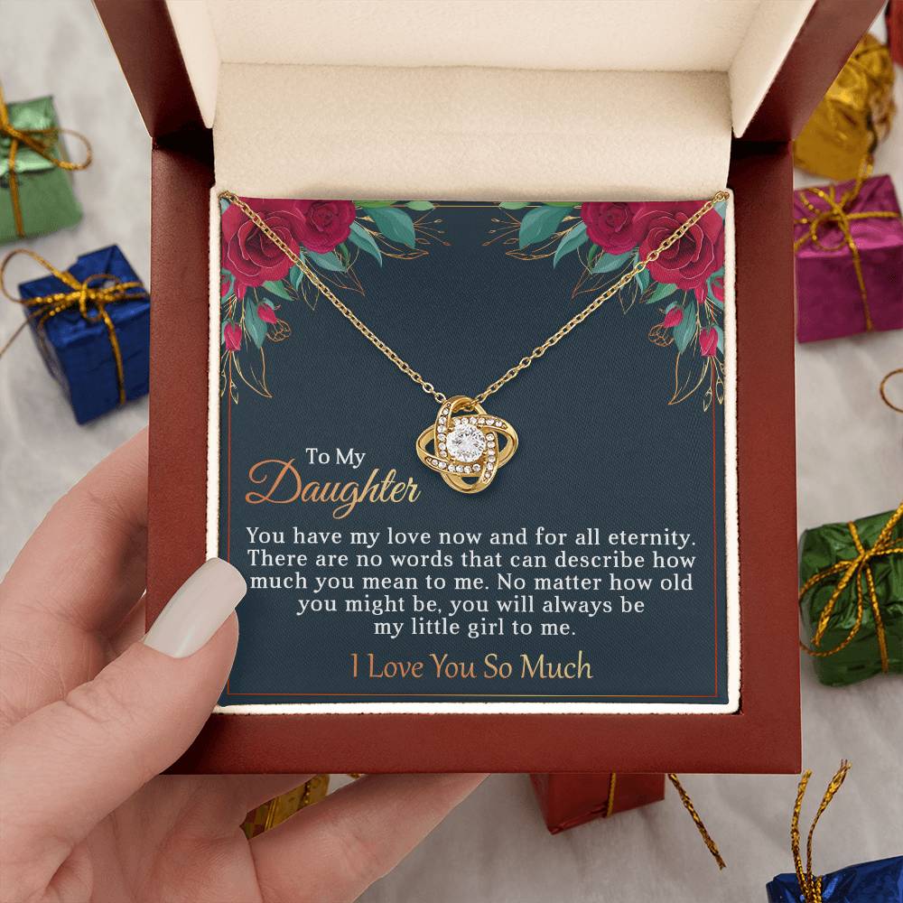 To My Daughter - I Love You So Much Necklace