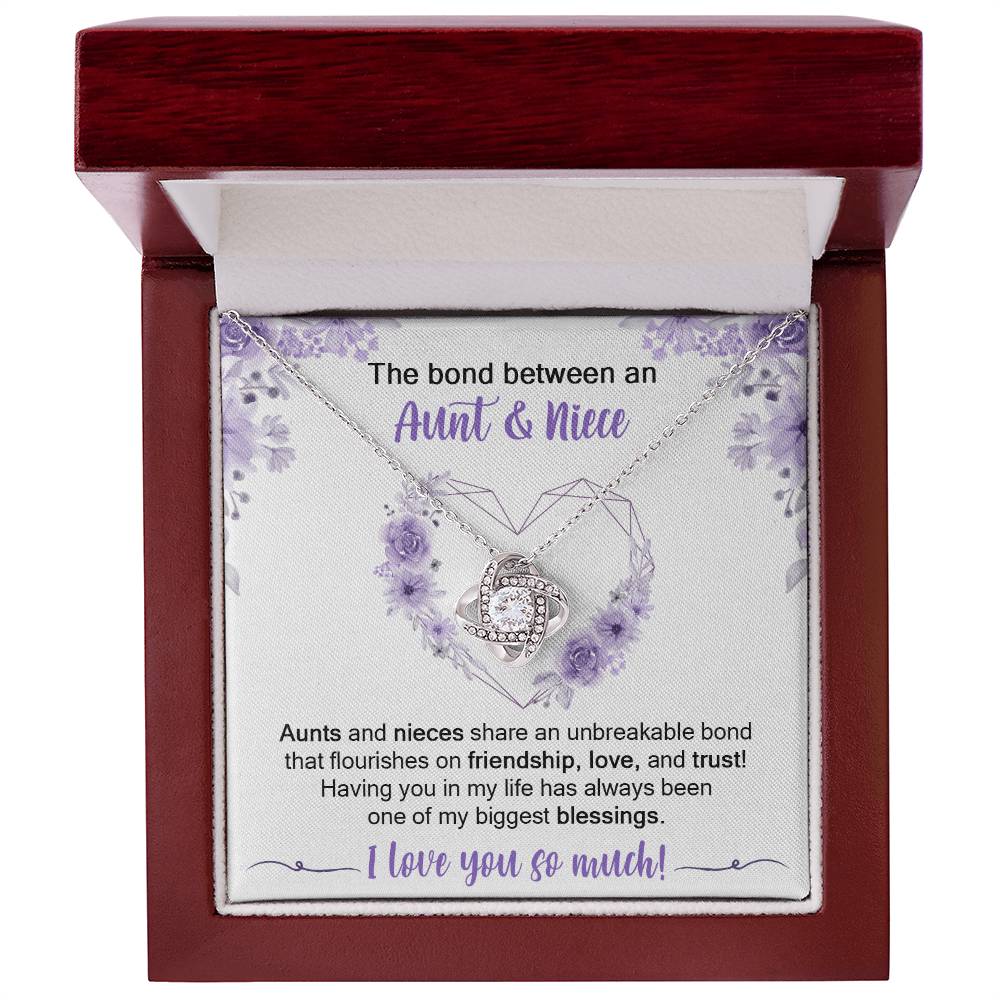 The Bond Between An Aunt & Niece (Necklace)