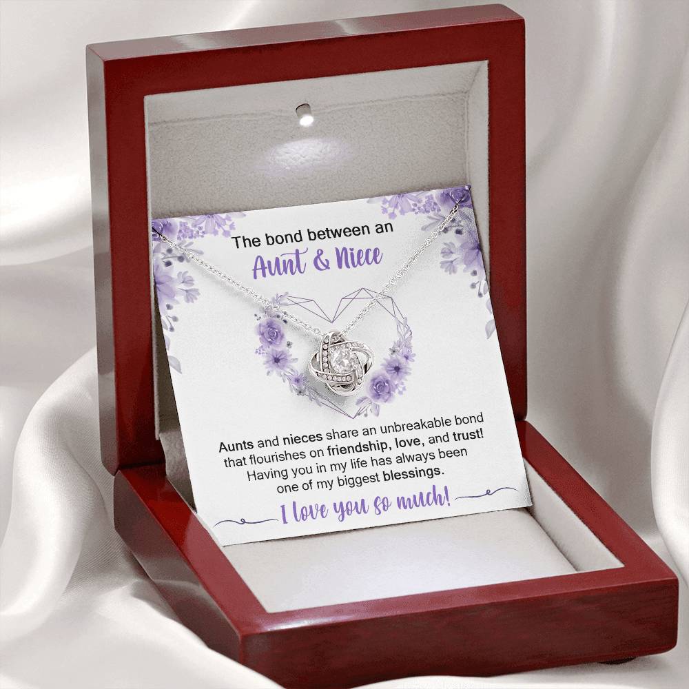 The Bond Between An Aunt & Niece (Necklace)