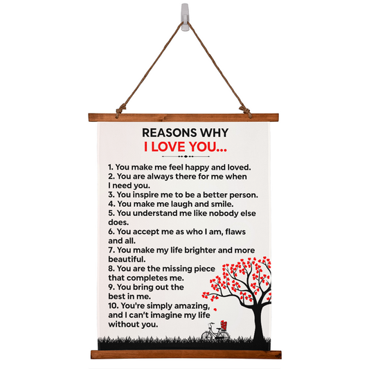 Reasons Why I Love You (Wall Tapestry)