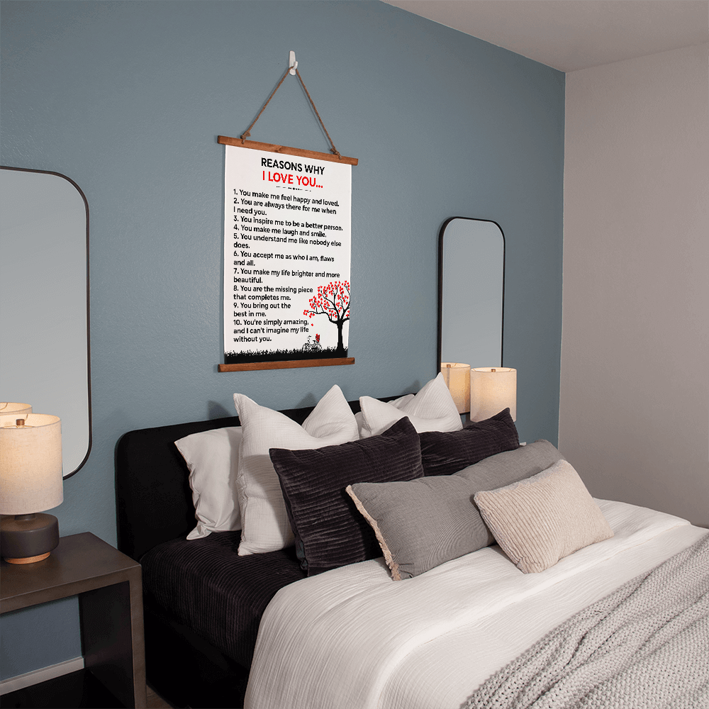 Reasons Why I Love You (Wall Tapestry)