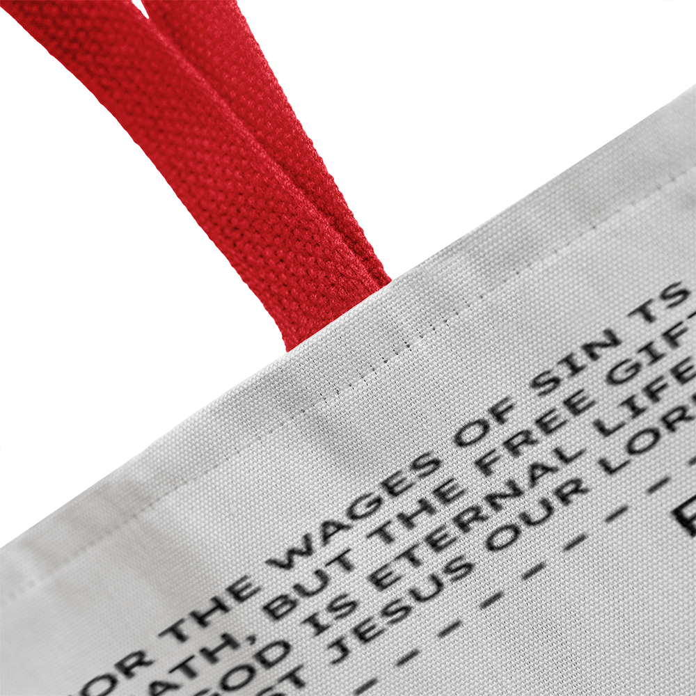 Jesus Paid It All Tote Bag – Christian Faith Receipt Canvas Tote Gift