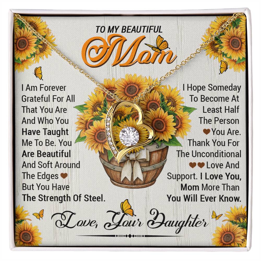 Beautiful Mom - Forever Grateful (Necklace)