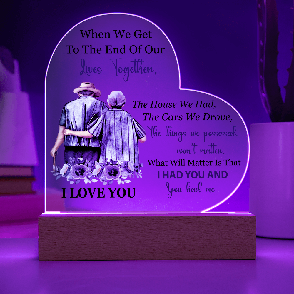 End of Our Lives Together – Meaningful Gift Set with Keepsake Bouquet
