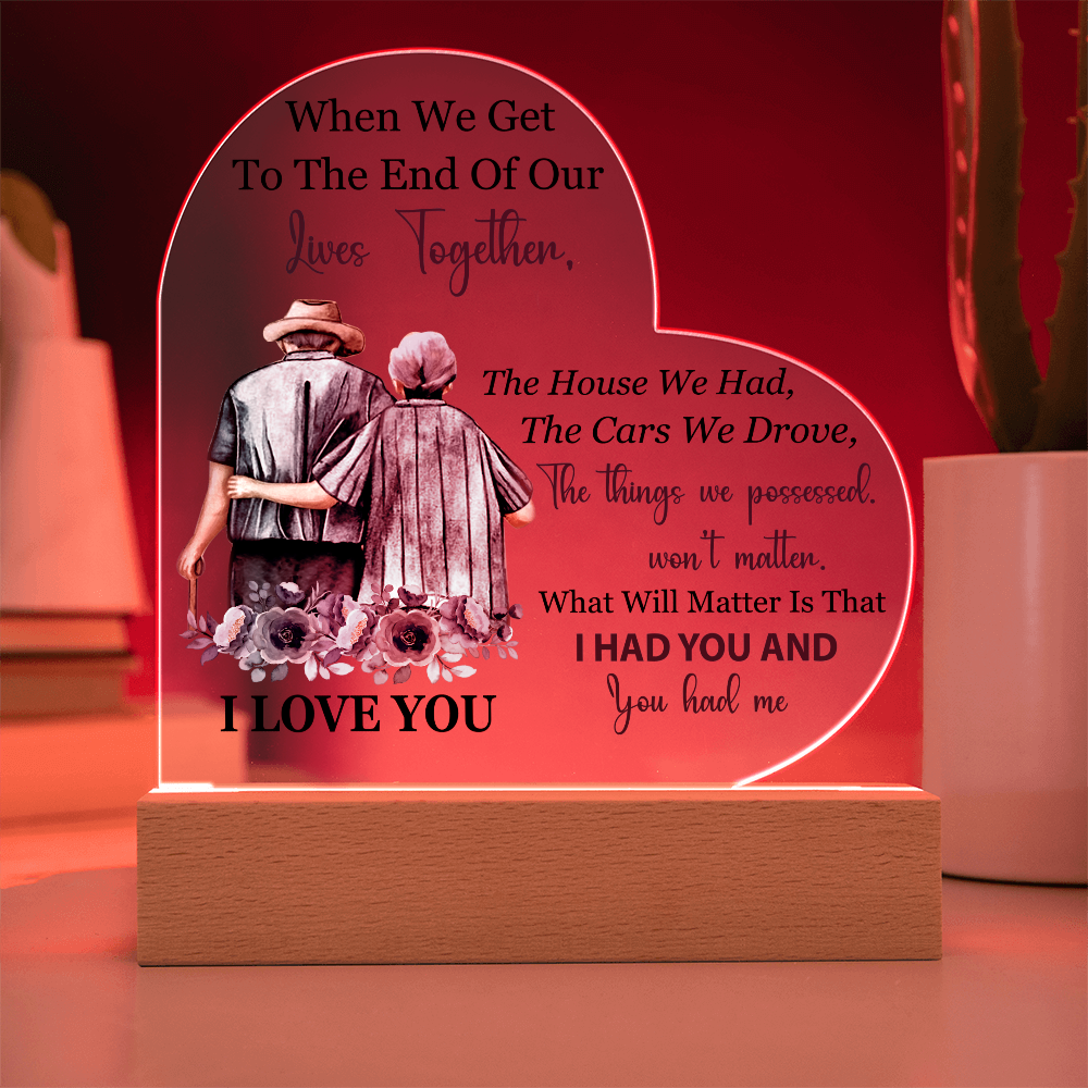 End of Our Lives Together – Meaningful Gift Set with Keepsake Bouquet
