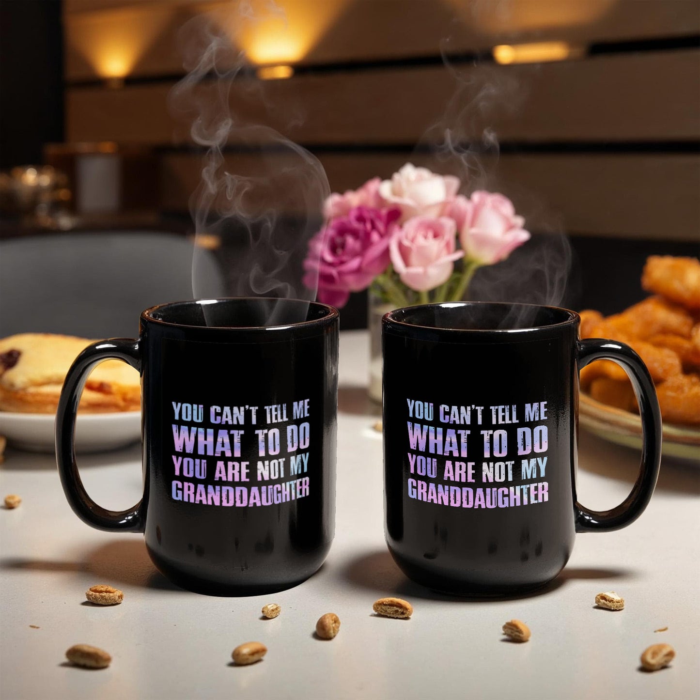 You Can't Tell Me What to Do – Funny Grandparents Mug from Granddaughter
