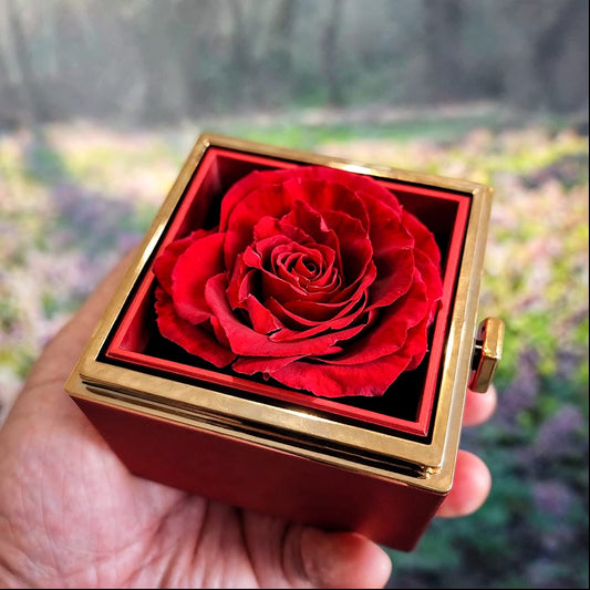 Mom – My Mother, My Best Friend (Rotating Rose Necklace)