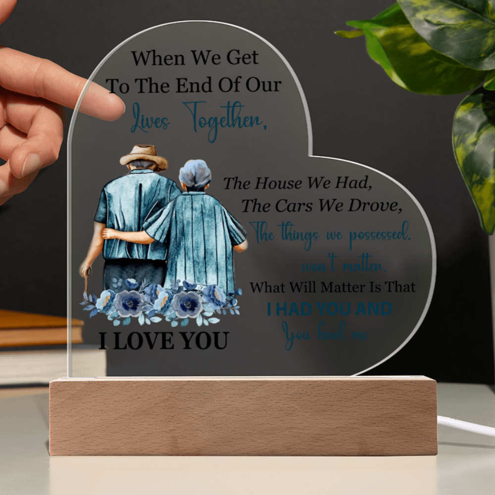 End of Our Lives Together – Meaningful Gift Set with Keepsake Bouquet