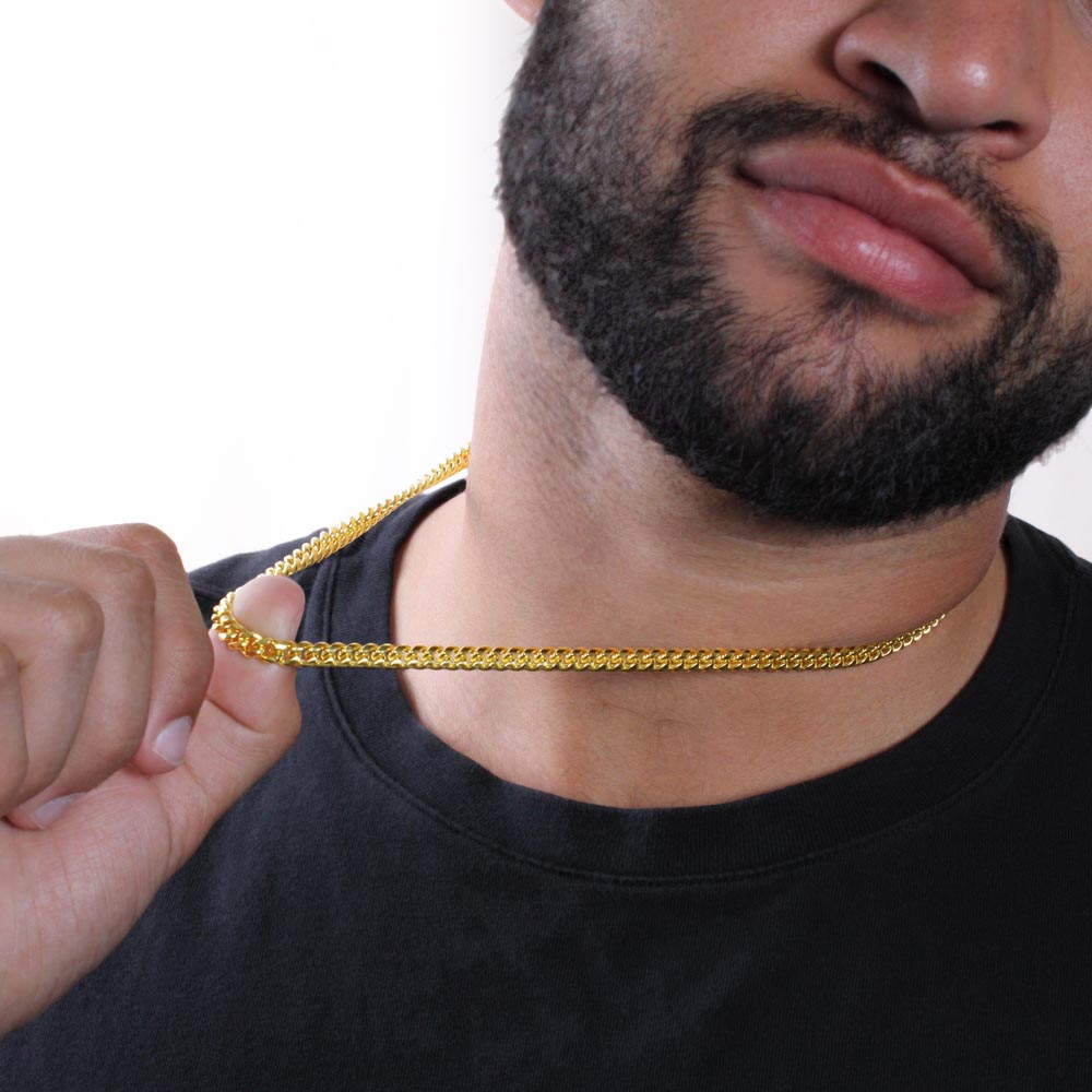To My Son - I Closed My Eyes For A Moment (Cuban Link Chain)