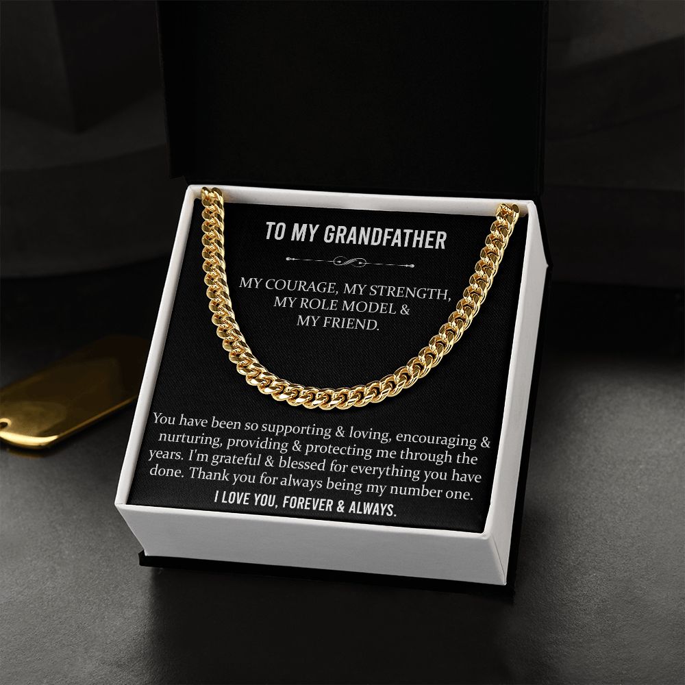 To My Grandfather - My Courage, My Strength, My Role Model, My Friend