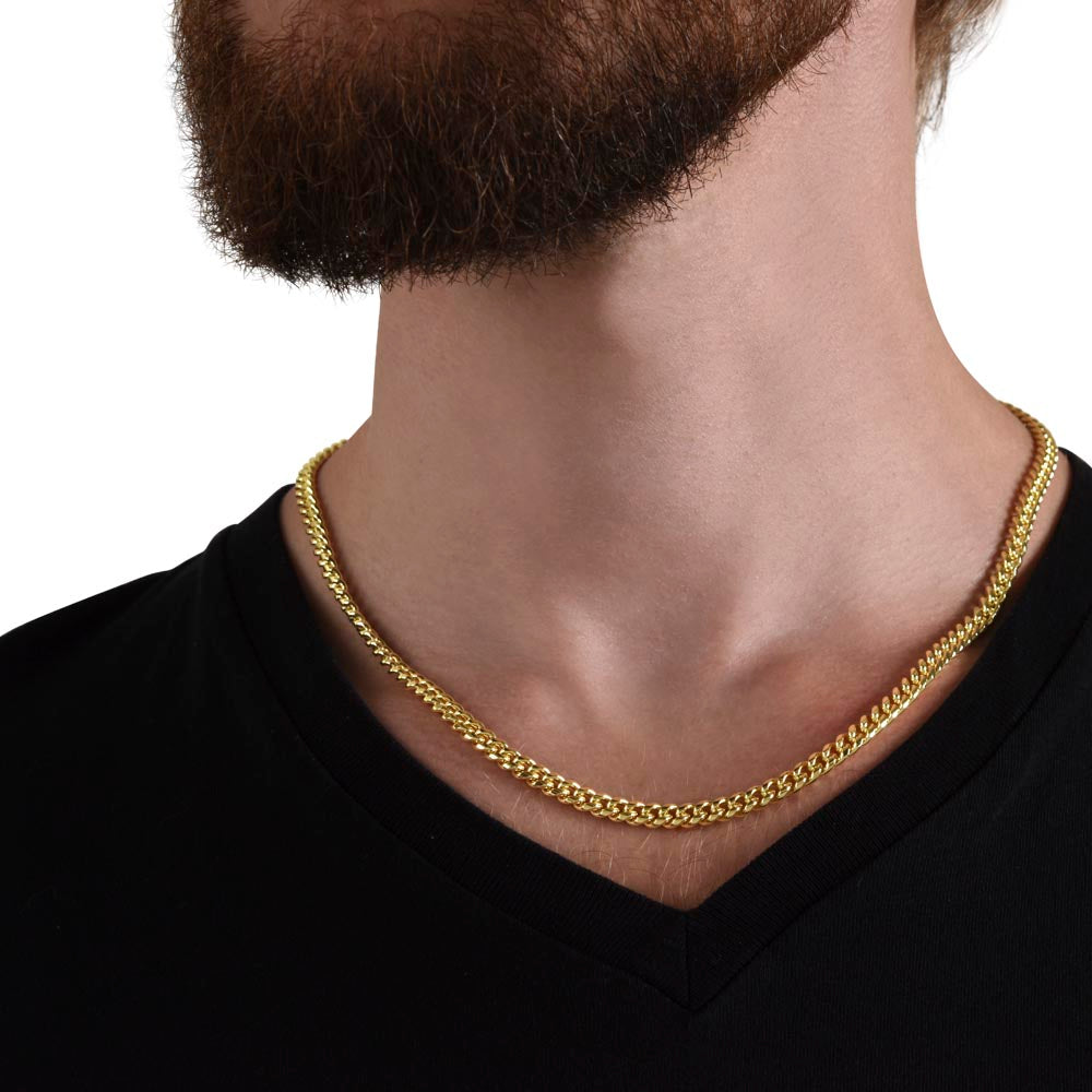 To My Father - What I've Learned From You (Cuban Link Necklace)