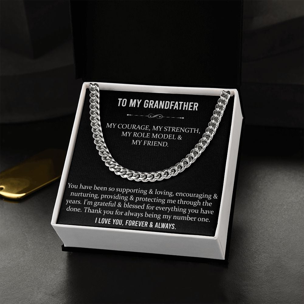 To My Grandfather - My Courage, My Strength, My Role Model, My Friend