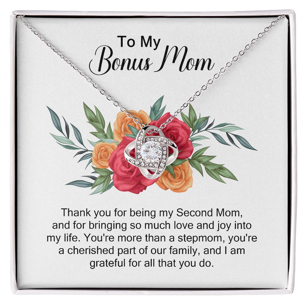 Bonus Mom Gift - Grateful For All That You Do (Necklace)