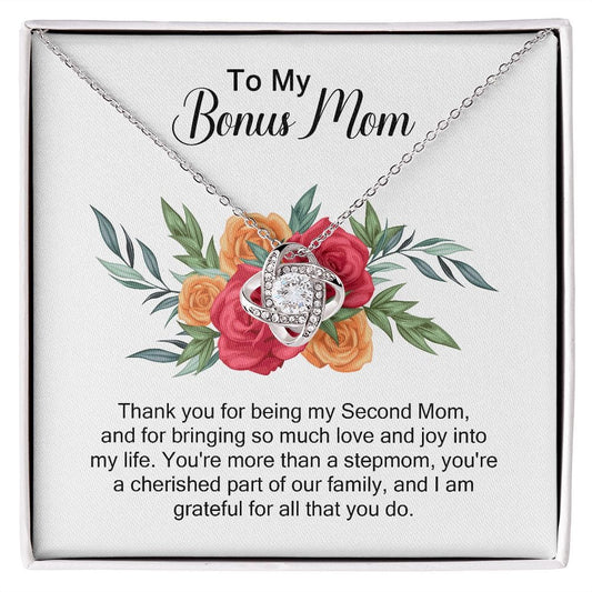 Bonus Mom Gift - Grateful For All That You Do (Necklace)