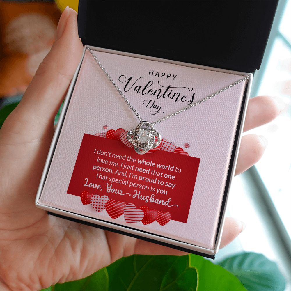 Happy Valentines Day - Love Your Husband (Necklace)