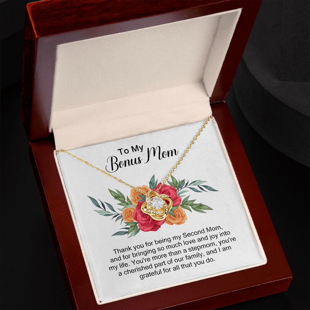 Bonus Mom Gift - Grateful For All That You Do (Necklace)