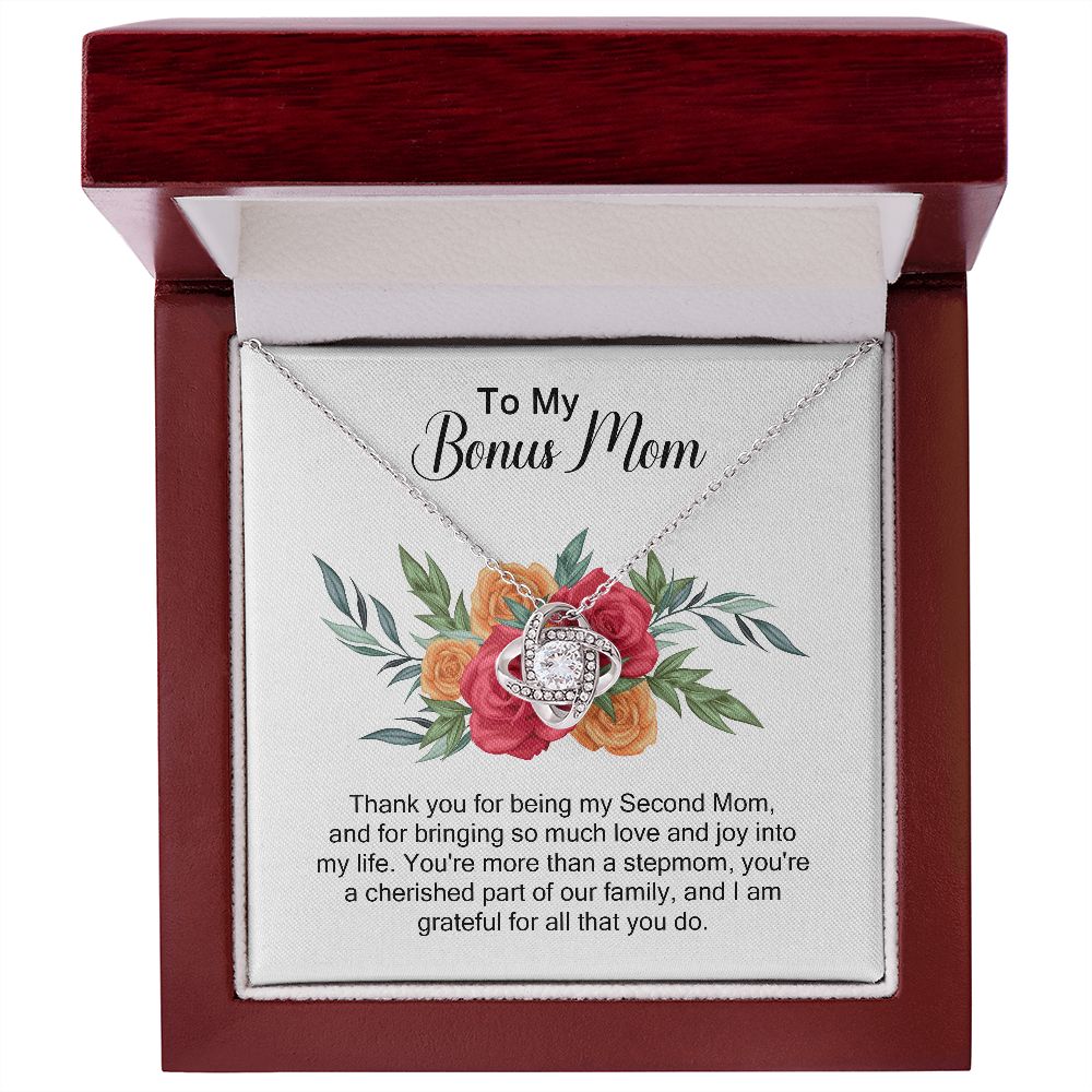Bonus Mom Gift - Grateful For All That You Do (Necklace)