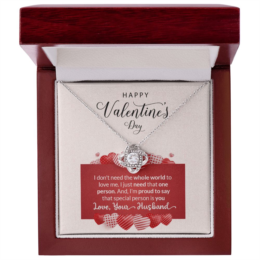 Happy Valentines Day - Love Your Husband (Necklace)