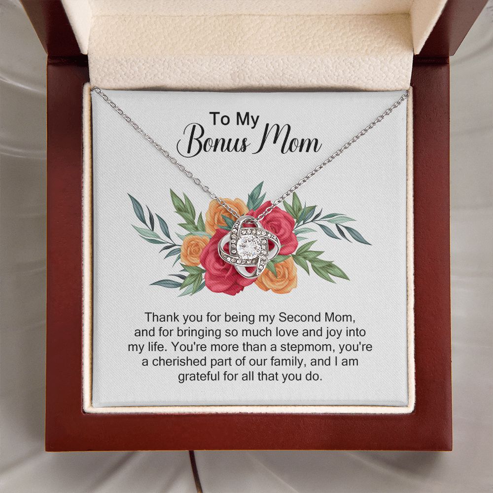Bonus Mom Gift - Grateful For All That You Do (Necklace)