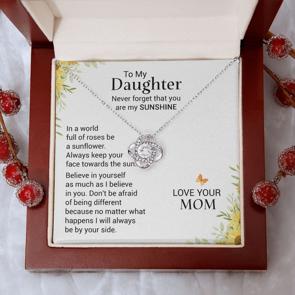 To My Daughter - Never Forget Necklace
