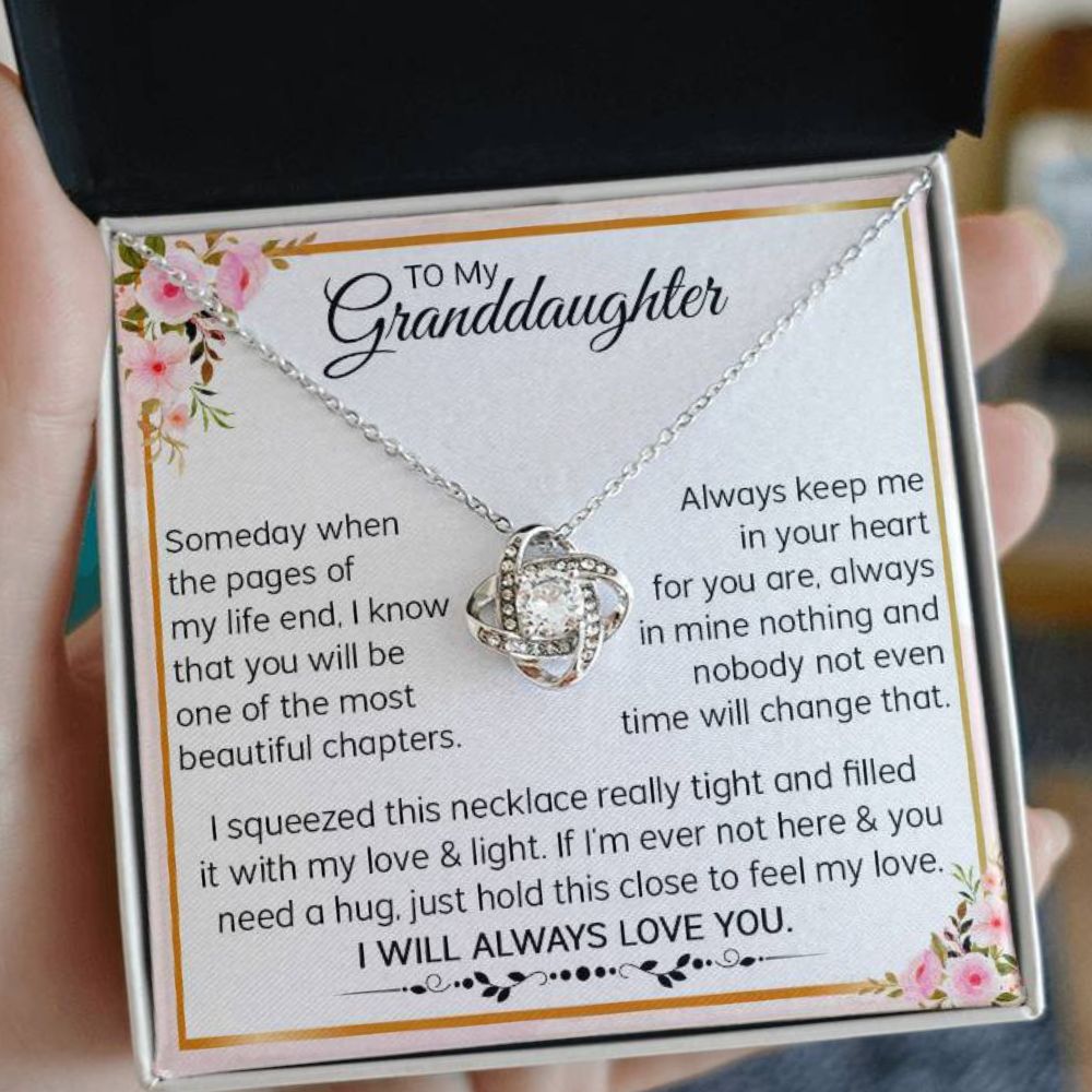 To My Granddaughter - I Will Always Love You (Necklace)