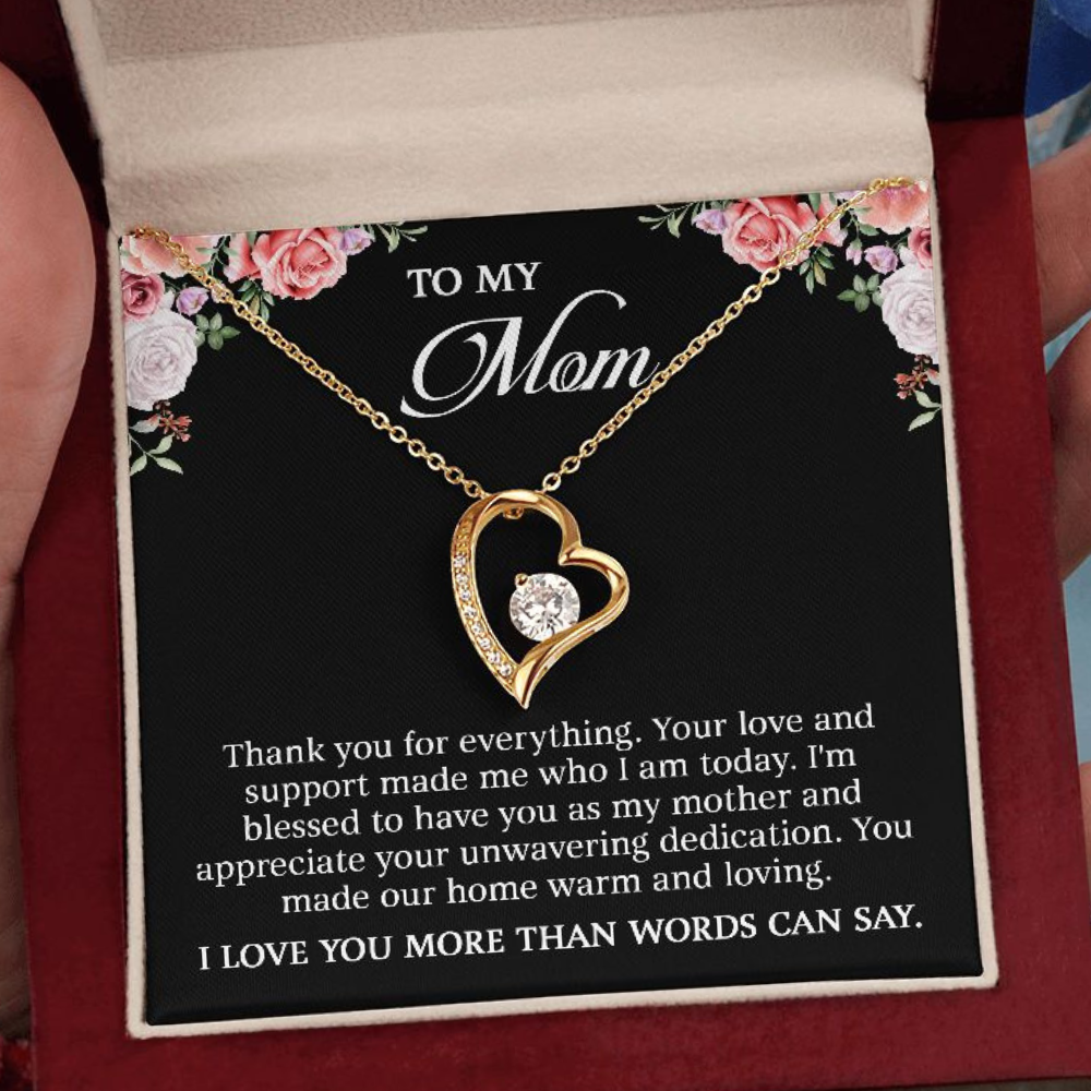 To My Mom - I Love You More Than Words (Necklace)
