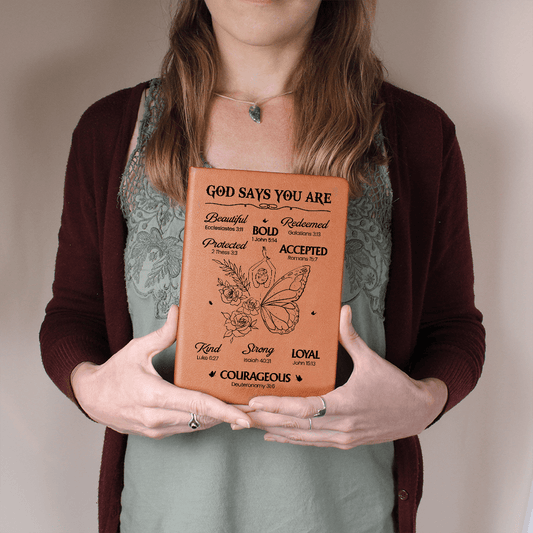 God Says You Are Christian Journal – Gift Wrap Included