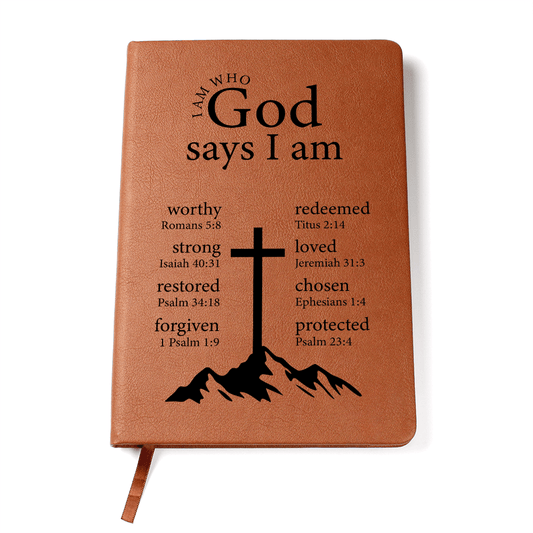 God Says I Am Christian Journal – Gift Wrap Included