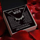 To My Wife –Magnetic Hearts Necklace from Husband | God Kept Us Side-by-Side