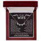 To My Wife –Magnetic Hearts Necklace from Husband | God Kept Us Side-by-Side