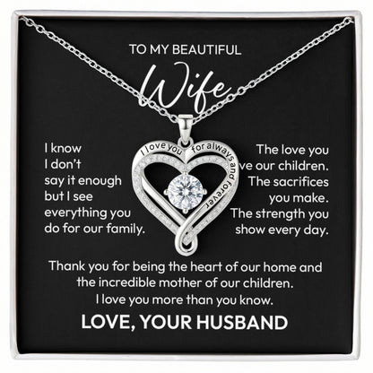 To My Beautiful Wife – Love Your Husband Gift for Mother of Our Children