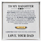 To My Daughter – I Love You More Than You'll Ever Know Personalized Ring