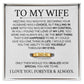 Meeting You Was Fate, Loving You Was Beyond My Control” – Personalized Ring for Wife