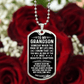To My Grandson – One Of The Most Beautiful Chapters Dog Tag Necklace